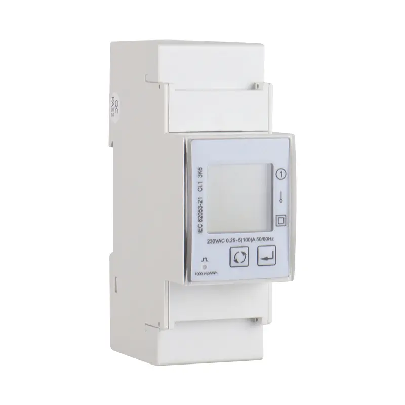 2p ühefaasiline DIN Rail Energy nutikas arvesti taastuvenergia jaoks